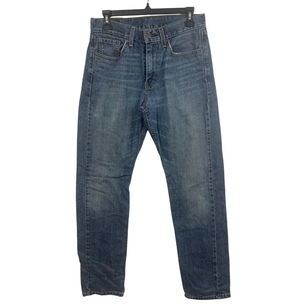 Levis 505 Jeans Mens 29x32 Regular‎ Fit Straight Leg Medium Wash Blue Denim